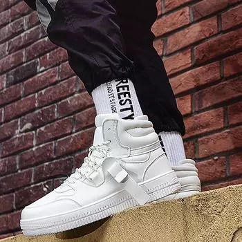 Четыре сезона модные кожаные высокие индивидуальные туфли для сноуборда мужская модная обувь популярная мужская обувь для активного отдыха 40