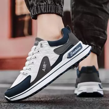 Четыре сезона молодежная модная спортивная обувь для ног на открытом воздухе с низким верхом, подходящая по цвету износостойкая повседневная обувь модная мужская обувь для бега 39