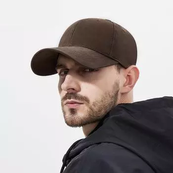 Четыре сезона мужчины женщины однотонный хлопок бейсболка кепка для спорта на открытом воздухе шляпа от солнца серый