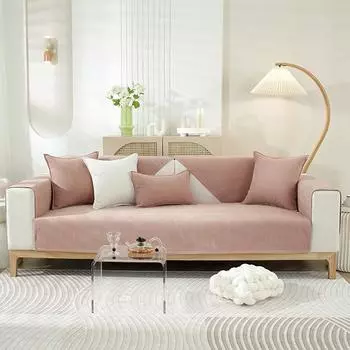 Четыре сезона нескользящий чехол для дивана полотенце для гостиной мебель декор чехлы чехлы для диванов 70*70cm 1PC синий