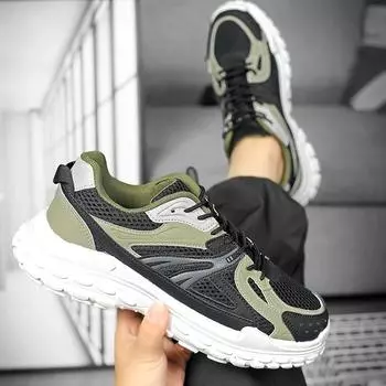 Четыре сезона, новые низкие кроссовки с круглым носком из сетчатой ткани, дышащие, спортивные, модные, повседневные, папины туфли, трендовые, устойчивые к холоду, мужские кроссовки для сноуборда 39