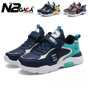 Четыре сезона, обувь для мальчиков от 3 до 15 лет, детские кожаные кроссовки, спортивная обувь, детские резиновые кроссовки для отдыха, повседневные детские кроссовки для бега 28