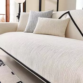 Четыре сезона универсальная подушка для дивана из шенилла для гостиной, нескользящее полотенце для дивана, чехол для дивана для детей, домашних животных, подушка для сиденья дивана, домашний декор A 70x70