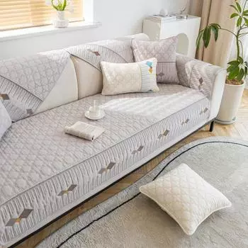 Четыре сезона универсальная стираная хлопковая цветная подушка для дивана современная простая нескользящая подушка для дивана полотенце 70X70