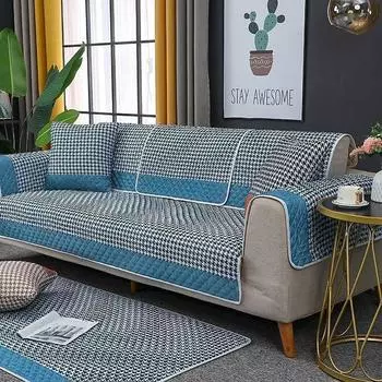 Четыре сезона универсальная ткань для диванной подушки нескользящая простая современная универсальная европейская чехлы для дивана чехол для дивана полностью покрытый 90*75cm
