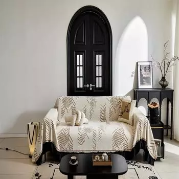 Четыре сезона универсальный диван полотенце диван чехол диван одеяло современный простой анти-захват противоскользящий шенилл диван ткань 180X130