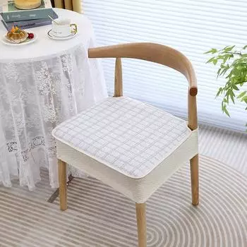 Четыре сезона Универсальный Рог Спинка Чехол для стула Эластичный Утолщенный Особой формы Раздельная Подушка Спинка Пылезащитный чехол average size