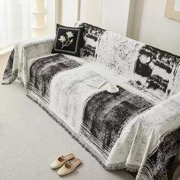 Четыре сезона универсальный шенилловый чехол для дивана, полотенце, новый одно полное покрывало, нескользящий чехол для дивана, ткань 180X130