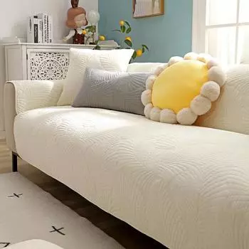 Четыре сезона универсальный скандинавский простой модный стираный хлопок все включено домашний нескользящий чехол для дивана тканевый комплект подушек 70*70cm