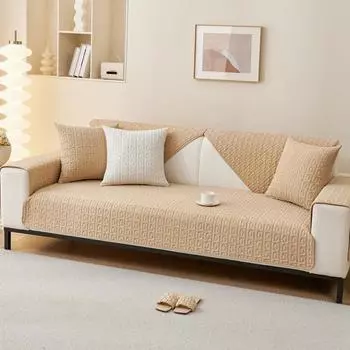 Четыре сезона универсальный скандинавский простой модный стираный хлопок все включено домашний нескользящий чехол для дивана ткань 70*70cm