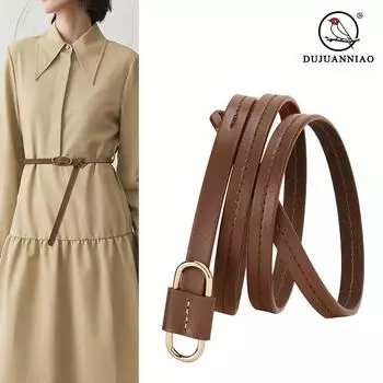 Четыре сезона в наличии новые женские мягкие кожаные брюки из коровьей кожи с тонким ремнем из натуральной кожи без проколов 100cm