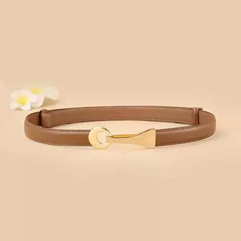 Четыре сезона в наличии новый кожаный ремень женский платье тонкий ремень костюм универсальный кожаный ремень тонкий женский модный ремень 57-97cm