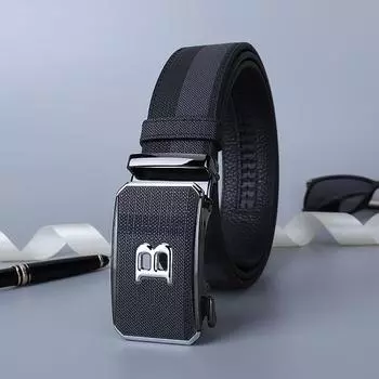 Четыре сезона в наличии новый мужской деловой досуг модный ремень высокого качества из кожи с автоматической пряжкой 110cm