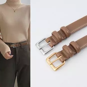 Четыре сезона в наличии новый натуральный кожаный женский ремень кожа с повседневными брюками пальто украшения женская осень/зима кожа 105cm
