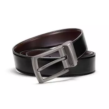 Четыре сезона в наличии новый ремень мужской вращающаяся пряжка кожаный ремень мужской игольчатая пряжка повседневный двусторонний ремень из коровьей кожи брюки 120cm