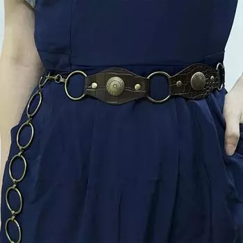 Четыре сезона в наличии новый ремень женский кожаный модный универсальный джинсовый ремень украшение с юбкой, костюмом, свитером талии крышка 105cm чёрный