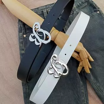 Четыре сезона в наличии новый ремень женский кожаный модный универсальный джинсовый ремень украшение с юбкой, костюмом, свитером талии крышка 105cm чёрный