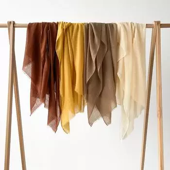 Четыре сезона в наличии новый шарф бамбуковый хлопок средней длины однотонный платок на шею легкий дышащий платок 180*80cm