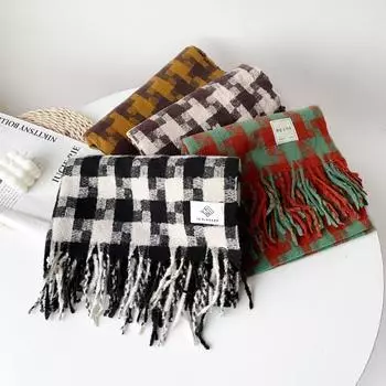 Четыре сезона в наличии новый женский/мужской универсальный меховой шарф искусственный кашемировый шарф теплый средний шарф шаль 200*64cm