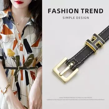 Четыре сезона в наличии новый женский ремень с пряжкой в виде отпечатка ладони из чистой кожи универсальный простой ковбойский костюм юбка брюки ремень 105cm