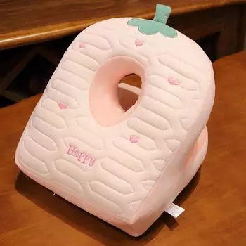 Четыре сезона в наличии офисная подушка двойного назначения для сна симпатичная перфорированная дышащая подушка для обеденного перерыва студенческая подушка из ледяного шелка для женщин 25*30*25cm земляничный