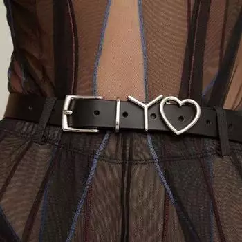 Четыре сезона в наличии пряжка ремня регулируемый тонкий ремень модный сто матч костюм платье украшение пояс женский 110cm чёрный