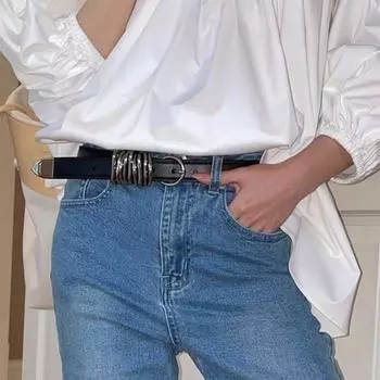 Четыре сезона в наличии пряжка ремня регулируемый тонкий ремень модный сто матч костюм платье украшение пояс женский 107CM*2.3CM