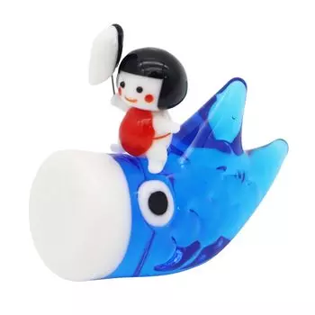 Четыре тележки Милый Ручная работа Изделия из стекла Фестиваль Водопад Ледоруб Кинтаро Мальчики