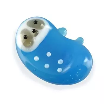 Четыре тележки симпатичная стеклянная подставка для палочек для еды в виде ленивца