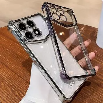 Четыре угла утолщенного покрытия силиконовый мягкий чехол для Xiaomi Redmi K70 Ultra 5G K70E K60 Pro K50 K40 защитный чехол K 70 60 50 Redmi K70 Ultra чёрный