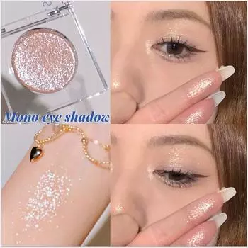 Четырехцветная тарелка для теней для макияжа, женские портативные перламутровые матовые мерцающие тени для век тыквы, землистого цвета