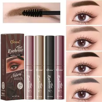 Четырехцветная трехмерная крем-краска для бровей, водостойкая, долговечная и естественная форма, не выцветает, не размазывается