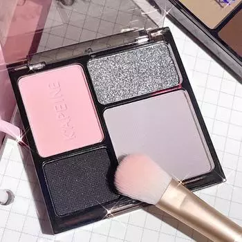 Четырехцветные тени для век Cold Department of The Heart of The Matte Pearlescent Earthy Color Fine Flash в стиле ретро Diablo Spice Quad Eyeshadow 5g