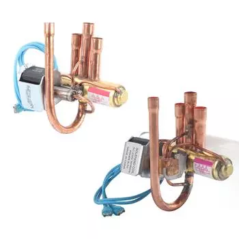 Четырехходовой реверсивный клапан для кондиционирования воздуха Сервисное обслуживание холодильного оборудования Аксессуар для технического обслуживания Четырехходовой реверсивный клапан для кондиционирования воздуха