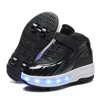 Четырехколесные беговые туфли с износостойкой подошвой из резины EVA, уличные роликовые коньки для девочек, новые роликовые коньки на весну и осень 30