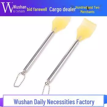 Четырехсекционная телескопическая чесалка для спины из нержавеющей стали с роговыми граблями Four sections, 1000/box