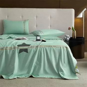 Четырехсезонное хлопковое соевое антибактериальное летнее одеяло класса А серии Omi 150x200cm1 pieces белый