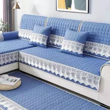 Четырехсезонное универсальное матовое полотенце для дивана, мягкий противоскользящий чехол для дивана, 1/2/3/4 сиденья, секционные L-образные чехлы для диванов для гостиной 70x70cm 1pc бежевый