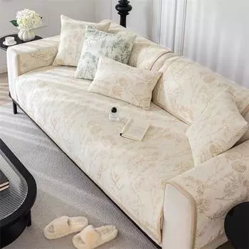 Четырехсезонный универсальный чехол для дивана, синель, диванная подушка Fuliu, жаккардовое полотенце для дивана, ковер для гостиной, домашнее декоративное одеяло 70x70cm 1pcs