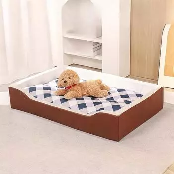 Четырехсезонный универсальный коврик для собачьей будки, раздельный коврик для собачьей будки, собачья будка, зимний теплый коврик для собачьей будки, съемный и моющийся коврик для собачьей будки 105cm*66cm*20cm