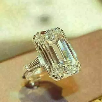 Четырехугольное геометрическое кольцо для женщин, легкие роскошные аксессуары для помолвки и свадьбы, индивидуальная мода No.6