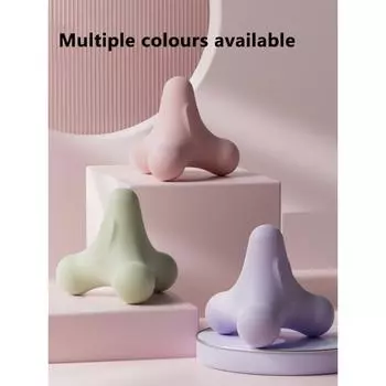 Четырехугольный мяч для фасции, подошвенный мяч, массаж плеч, шеи, талии, мышц рук, лактатных упражнений, расслабляющий меридиан, фитнес-мяч красный