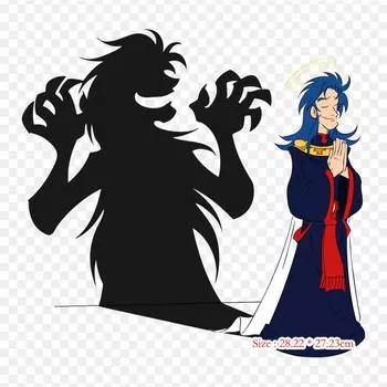 Chevalier Du Zodiaque Abrg Meme Gemini Saga Pegasus Seiya железные нашивки для одежды, аппликации, наклейки на одежду, термочувствительная нашивка на заказ