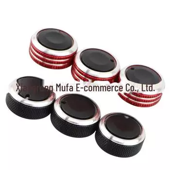 Chevrolet Lechi Chery QQ3/QQ6 ручка кондиционера переключатель обогревателя аксессуар из алюминиевого сплава 3-pack чёрный