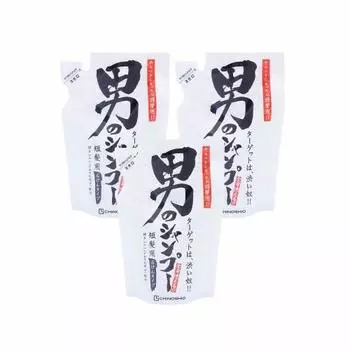 Chi no Shiosha Chino Shio Мужской шампунь Сменный блок 250 мл x 3 пакета Набор Прозрачный Цитрус