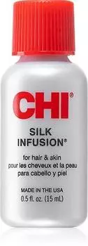 CHI Silk Infusion регенерирующая сыворотка для сухих и поврежденных волос. TU прозрачный