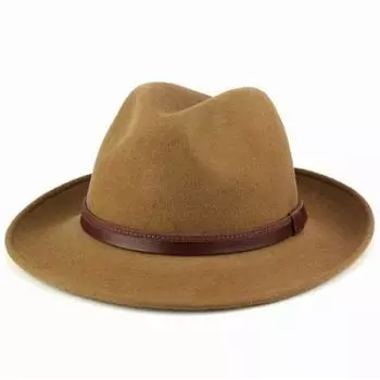 Chiara DI CHIARA ROSA Hat Felt Hat Folded Hat Felt Made in Italy 63cm Mocha (Di Rosa) Fall/Winter