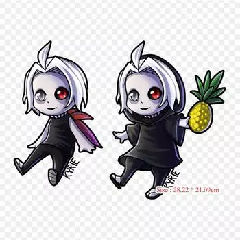 Chibi Takizawa Chibiusa Термонаклейки для одежды Аппликации Наклейки на одежду Термочувствительные индивидуальные нашивки