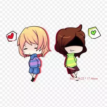 Чиби Undertale железные нашивки для рисования одежды, наклейки с аппликациями на одежду, термочувствительная нашивка на заказ