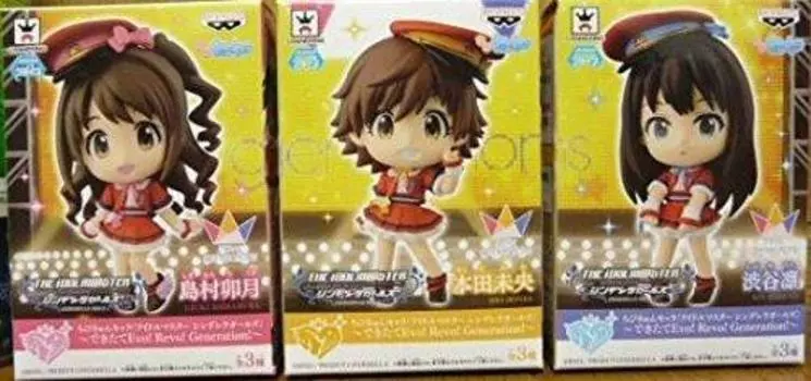 Chibikyun Chara The Idolmaster Cinderella Girls Freshly Made Generation Figure Banpresto types full complete Evo! Revo! (3 set)